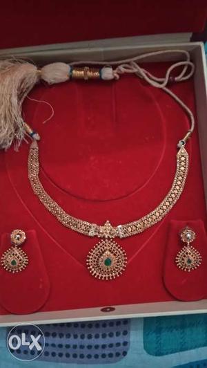 Real gold necklace set juwallry