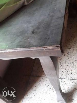 Rectangular Gray Wooden Coffee Table