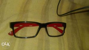 Red and black frame