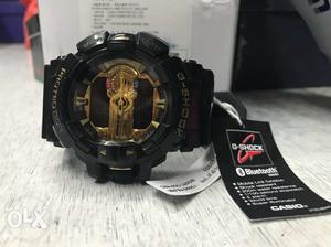 Round Black Casio G-Shock Digital Watch unused original