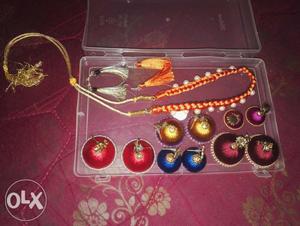 Several Pair Of Jhumkas Earrings