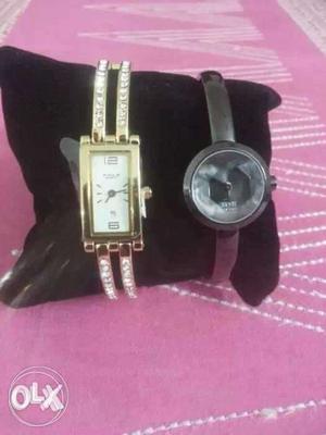 Two brand new lady women watches with original tags and