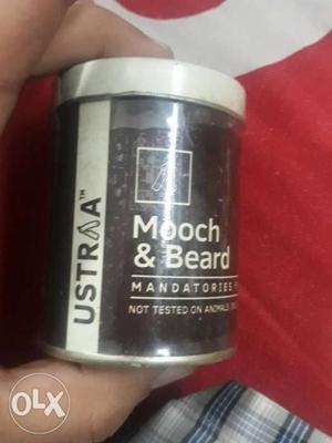 Ustraa Mooch & Beard Labeled Container