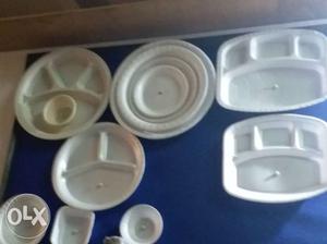 White Ceramic Plates And Bowls