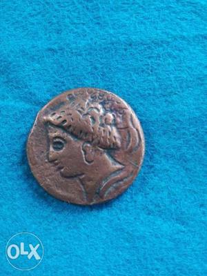Antique Queen's era coin. pure copper. Details i