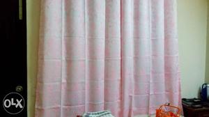 Beautiful pink colour curtains for RS 400/-each