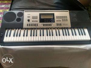Black And Silver Electronic Keyboard CASIO CTK-IN