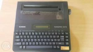 Black Casio Typewriter