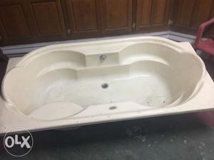 Brand new bath tub for a luxurious bath experience