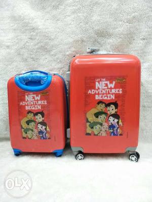 Brand new kids trolley bags. set of two in Rs.