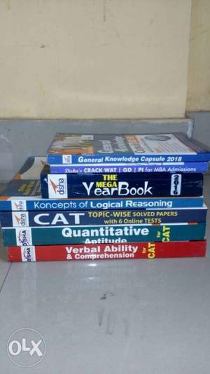 CAT preparation books.