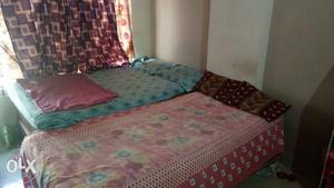 Deevan(4*6) size +matterss+ 1single wooden bed+