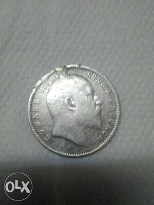Edward VII King & Emperor - One Rupee India 