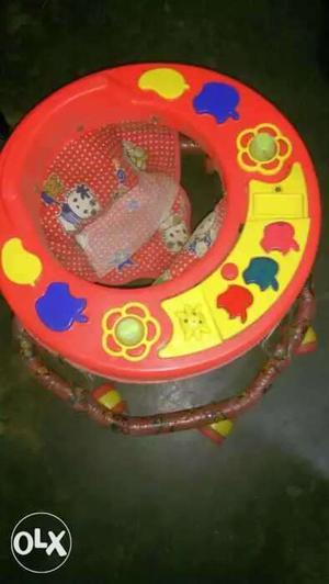 Electronic musical rhymes baby walker with