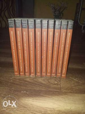 Full set of 1-10 britannica ready reference