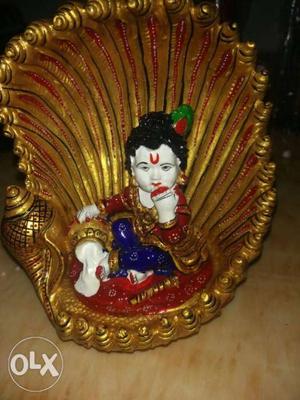 Krishna shank decor piece