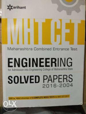 MHT CET Engineering Entrance Solved Papers Book