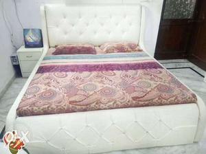 Maharaja Royal fully leather bed on vrry cheapest