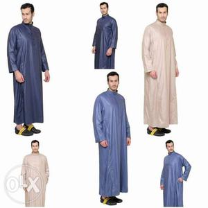 Men's Blue And Beige Sherwani Dresses Collage