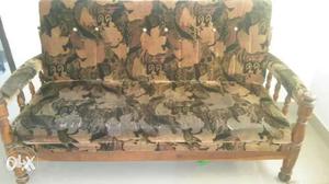 Nice Teak Wood Sofa in good condition for sale