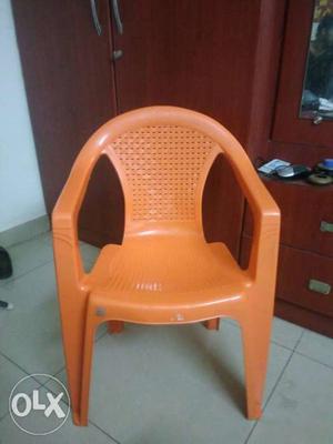 Orange Plastic chair