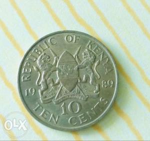 Republic of kenya 10 cents 