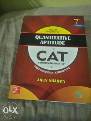 (Set of 4)Arun Sharma CAT preparation books New and unused