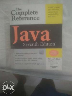The complete reference book for Java for sale.