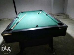 Urgent Sale Green And Brown Pool Table