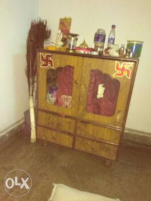 Wooden made in good use.