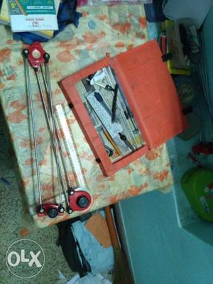 1drafer with cover pencil box with all useful