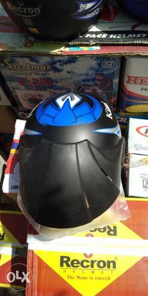 Black And Blue Helmet