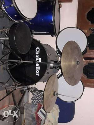 Black And Grey Drum Kit