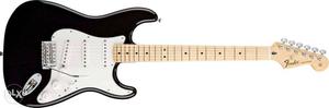 Black Fender Stratocaster Guitar
