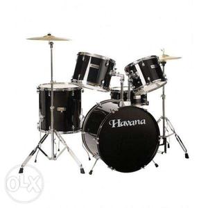 Black Havana Drum Set