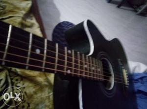 Black givson guitar