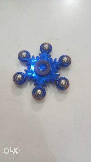 Blue 6-blade Hand Spinner