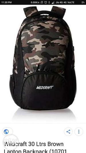 Brand new Wildcraft bag..with price tag still on.
