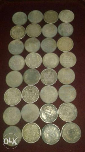British old coin different varieties mixed year