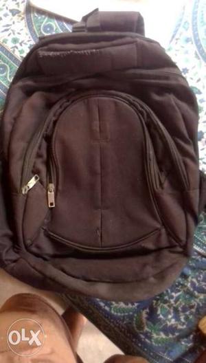 Brown Fabric Backpack