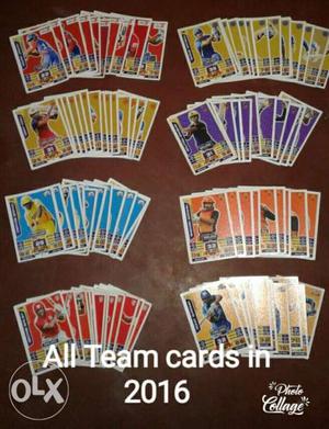 Cricket attax cards in 