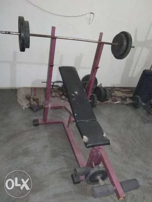 Doumbles multy gym mashin. Gym table.. rods.. urgent sell