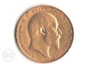 Gold coin  Edwardvs Vll D: G: BRITT: OMN: REX