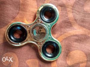 Green And Gray 3-way Hand Spinner