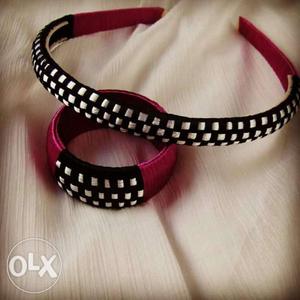 Hair band with bangles for kids