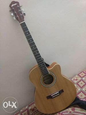 Hertz Acoustic Cutaway Guitar Fitted with