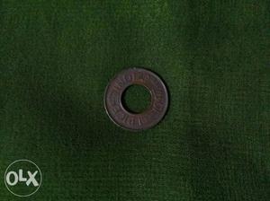 Indian independence  - One pice coin