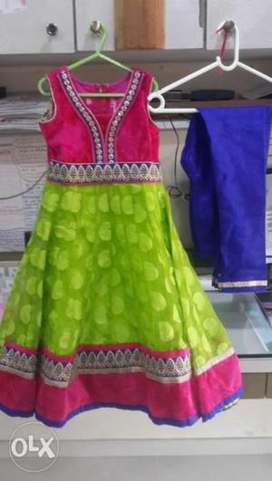 Indian traditional Anarkali for Girls 5 yrs +