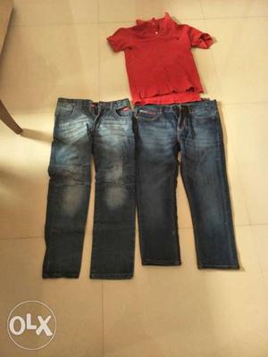 Lee cooper jeans for 10 to 12 years.. unused till