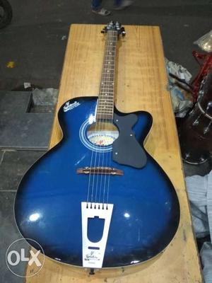 New Blue Color Acoustic Guitar